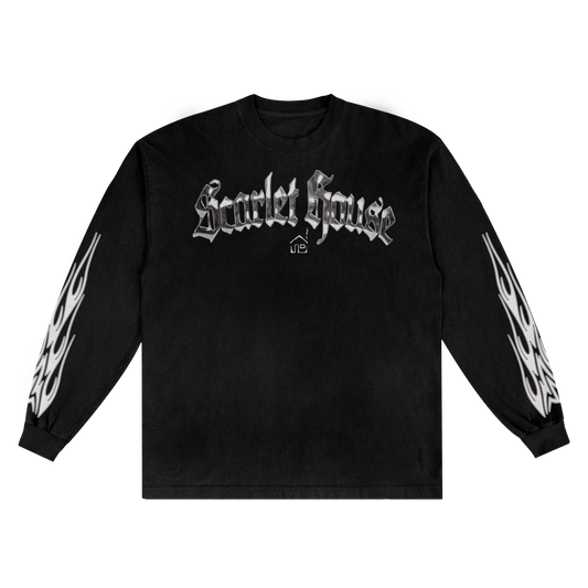 Black Logo Long Sleeve